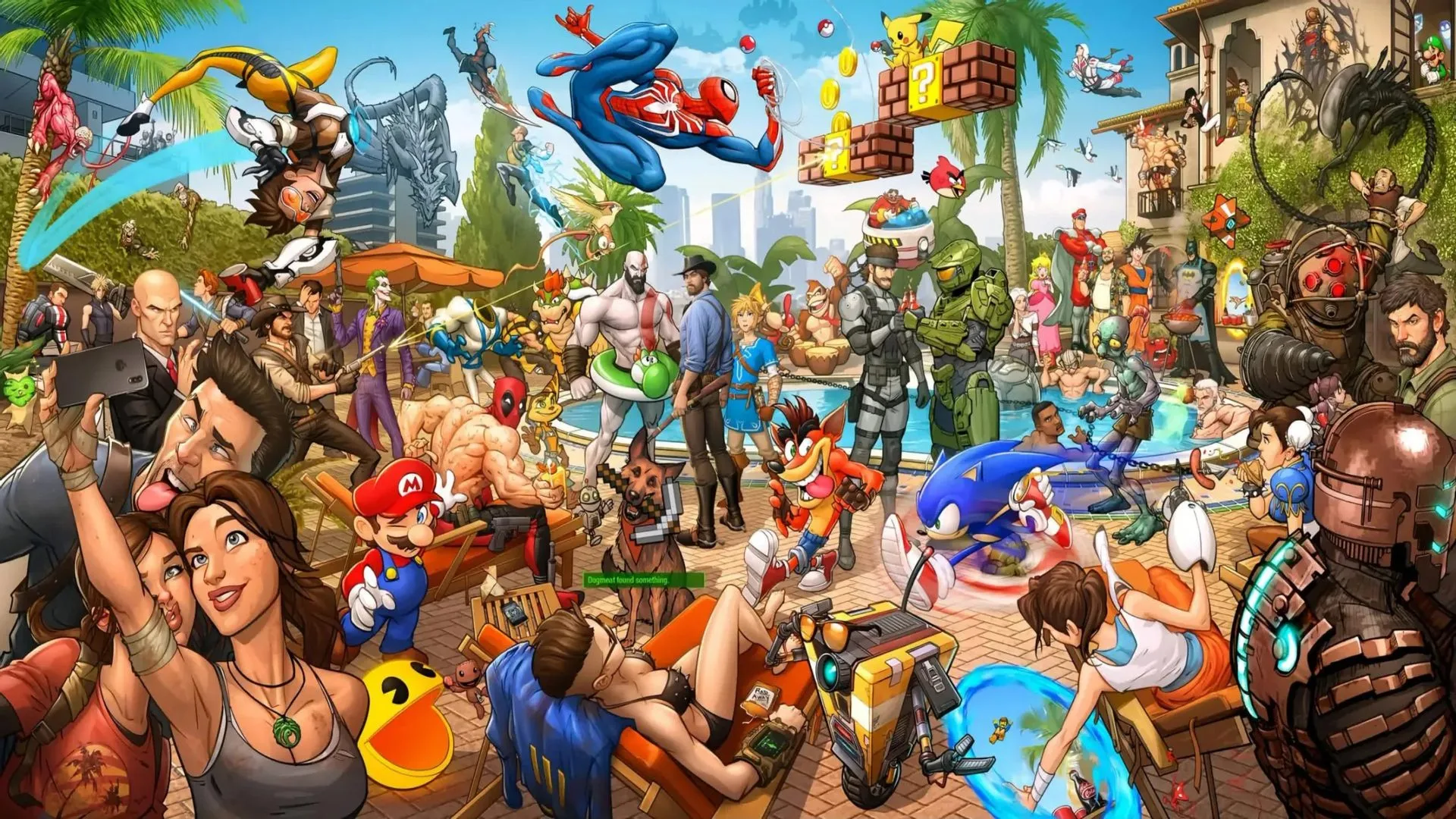 Collage de jeux vidéo
